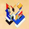 Theo van Doesburg - Axonometrikus kompozició