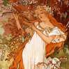 Alfons Mucha - Tavasz (részlet)
